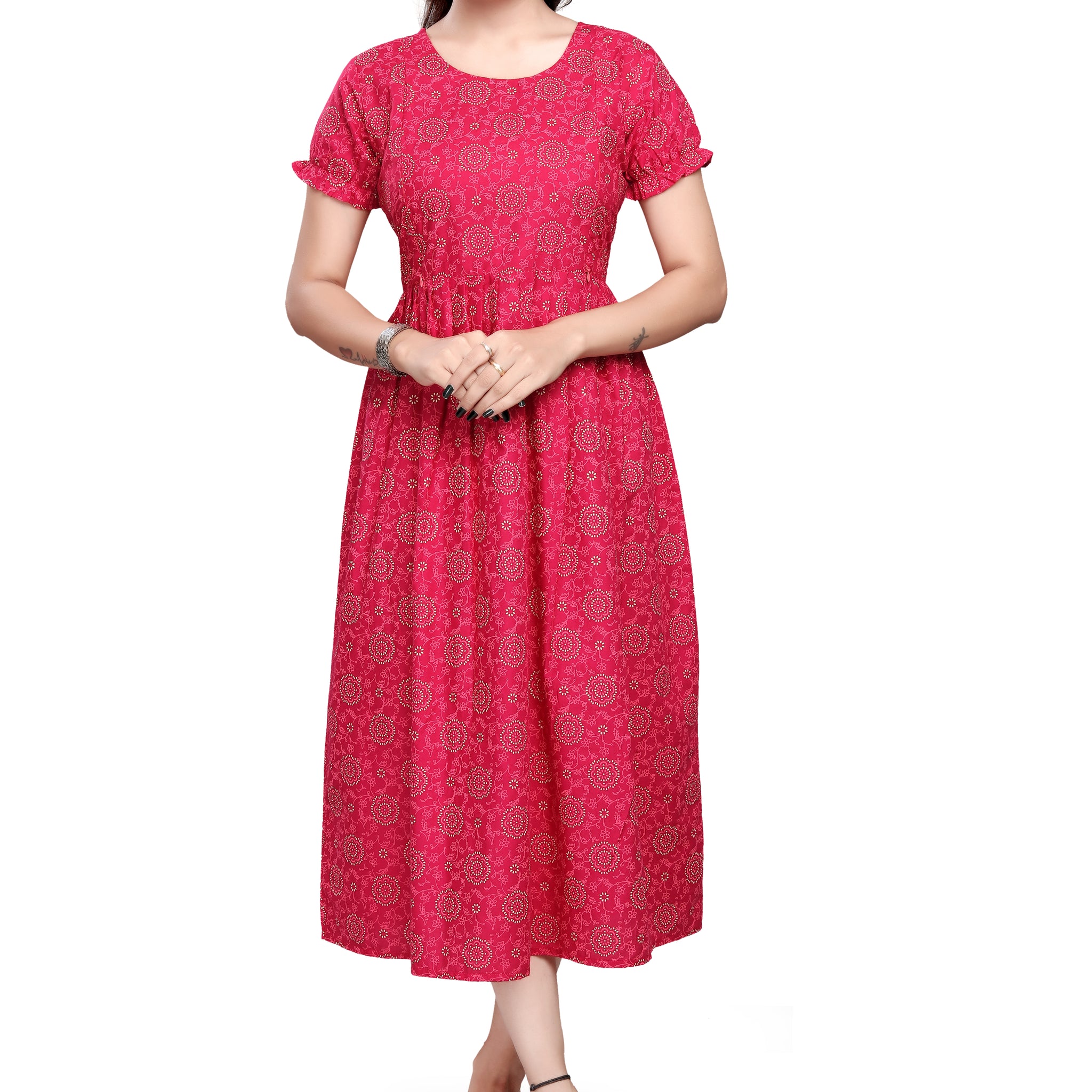 Elegant Printed Cotton Kurti